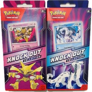 Pokémon TCG Knock Out Collection Box – Alakazam & Chien-Pao – 4 Boosters+2 Foils